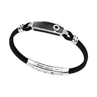 Bracciale Zancan Uomo Cosmopolitan in Argento Spinello EXB640L - EXB640L